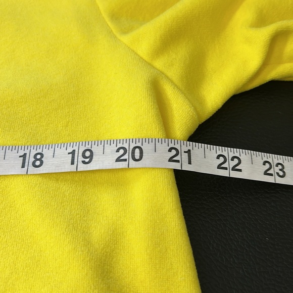 Dudley Stephens Vello Fleece Top Park Slope Turtleneck Yellow Tuckernuck Sz XL - Picture 10 of 13